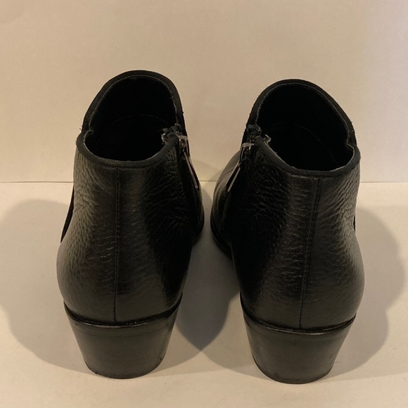 Sam Edelman Black Leather Betty Booties Ankle Boots Size 6.5 - Picture 3 of 14